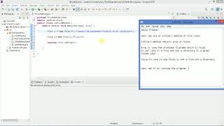 isFile() method of File class in java - Finds folder element is a file or not .