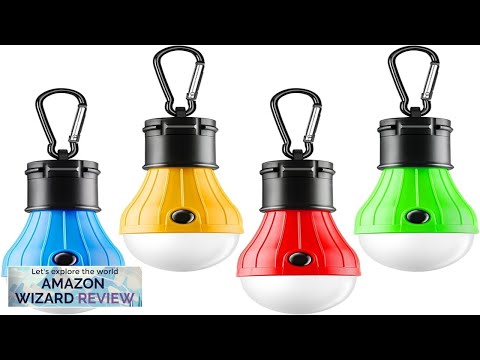 FLY2SKY Tent Lamp 4 Packs Portable LED Tent Lights Clip Hook Hurricane Review