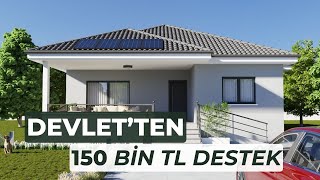 Prefabrik Eve 150 Bin Tl Destek