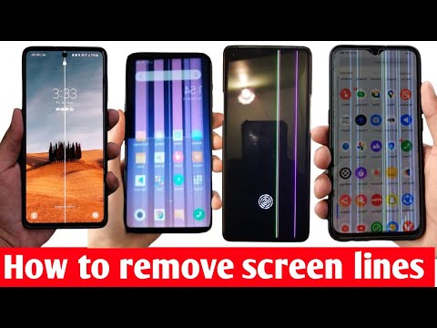 how to remove lines from phone screen | how to remove lines on mobile screen |display line problem⚠️