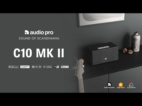【Audio Pro】C10 MKII WiFi無線藍牙喇叭｜支援 AirPlay 2、Chomecast、Audio Pro Multiroom