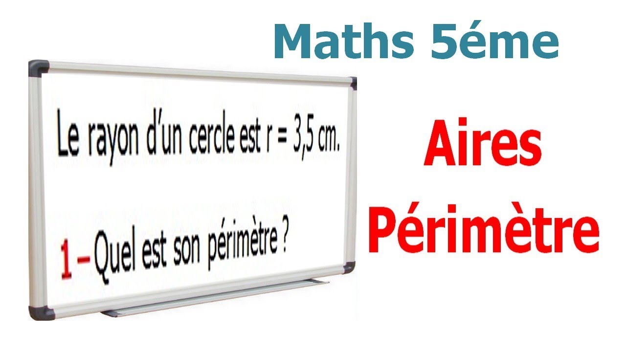Maths 5ème - Aires et périmètres Exercice 1 - YouTube