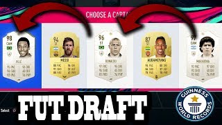 FIFA 19 WORLD RECORD HIGHEST RATED FUT DRAFT ATTEMPT PACK OPENING DRAFT REWARDS