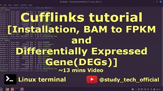 Cufflinks Tutorial | Install | Bam to FPKM | Differentially Expressed Genes (DEGs) Analysis #bioinfo screenshot 1