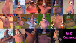 SpongeBob Movie Game - All Costumes (Patrick) [4K]