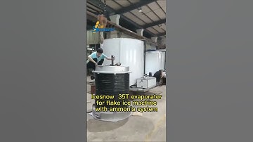 ICESNOW | 35Tons Flake Ice Evaporator with Ammonia System