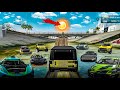 All Car Stunts Through Biggest Bridge Extreme Car 