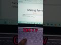 form create Krna ms word me ll microsoft word me form kaise create kre #ms word#shorts  #shorts