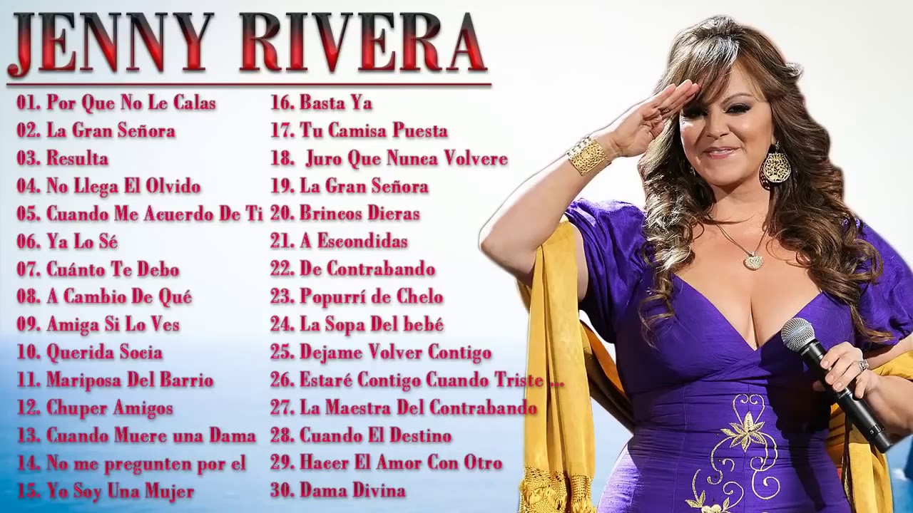 LAS MEJORES CANCIONES DE JENNI RIVERA 🙌 Jenni Rivera Las 30 Grandes Éxitos...