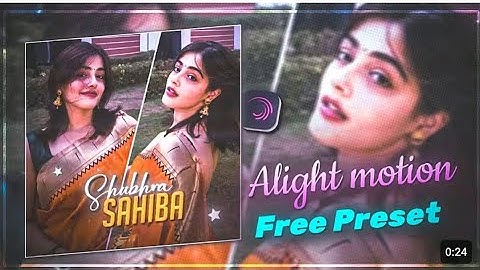 SAHIBA |🥀 |❤️| AlightMotion Preset XML (60fps)|| AE Inspired 🔥 #alightmotion​ ‎⁨@SunilEDITZ-d7u