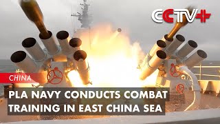 PLA Navy Frigate Flotilla Conducts Combat Training in East China Sea