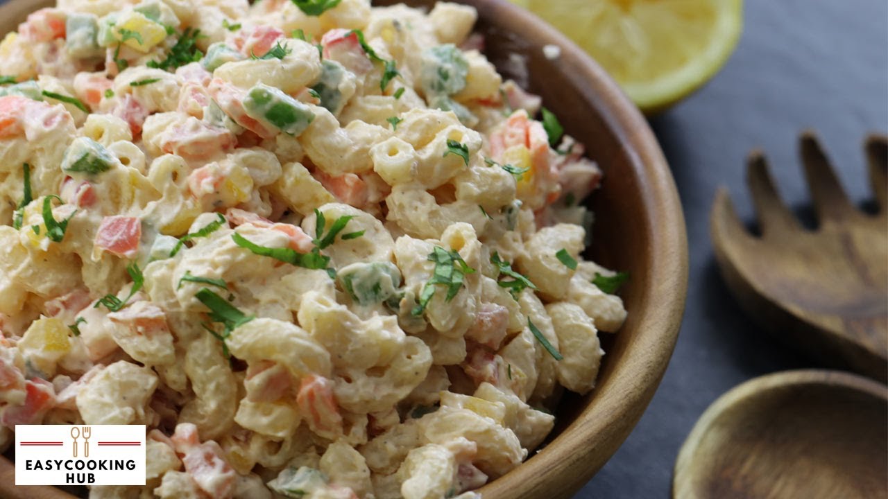 How to make Pasta Salad Healty Deli Style Macaroni Salad Recipe