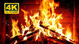  Cozy Fireplace 4K 12 Hours Fireplace With Crackling Fire Sounds Crackling Fireplace 4K