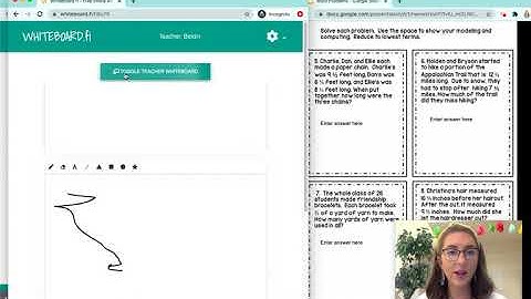 Online Instruction with Whiteboard.Fi