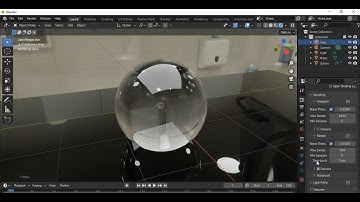 How to create realistic glass material in blender | BLENDER TUTORIAL
