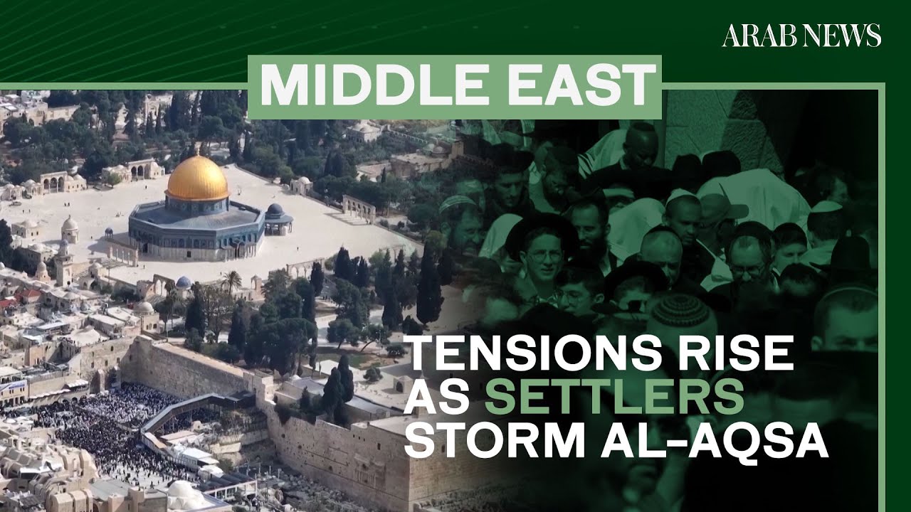 Israeli settlers storm Al-Aqsa Mosque in Jerusalem to mark Passover holiday | Arab News