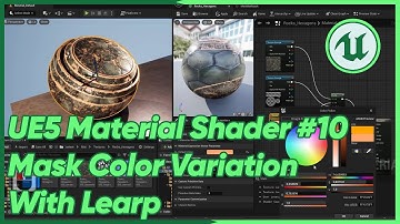 UE5 Material Shader #10 Mask Color Variation With Learp