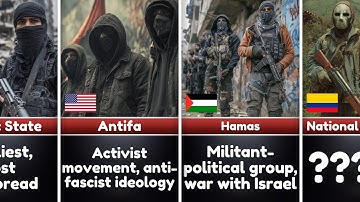 World’s Most Dangerous Terrorist Organizations |  #5 is controversial....