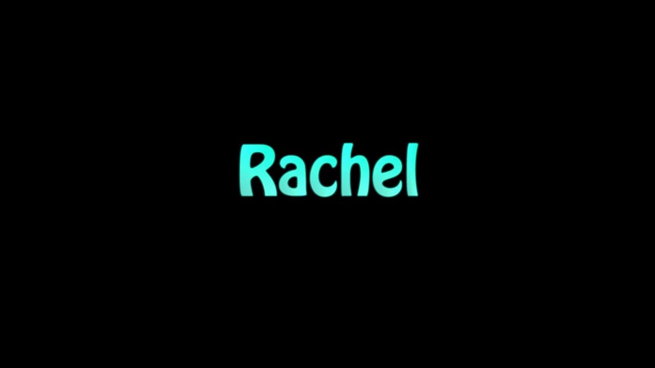 Learn How To Pronounce Rachel - YouTube