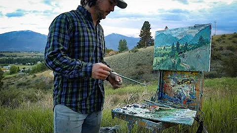 Plein Air Painting Full Demo: Across The Bitterroo...