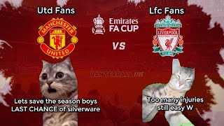CAT MEMES Manchester United v Liverpool | Quarter-final | Emirates FA Cup 2023-24