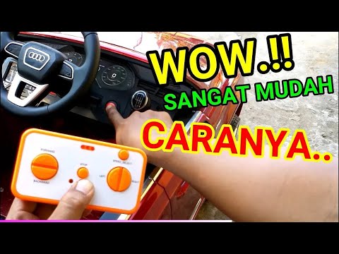 Unboxing dan Perakitan Mobil Mainan Aki Remote Jeep Rubicon UK 729.. 