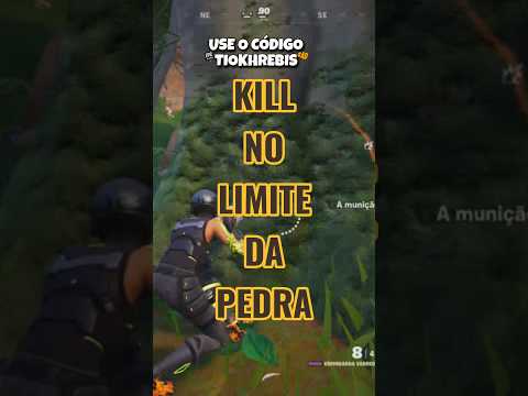 KILL no limite da pedra #fortnite #tiokhrebis