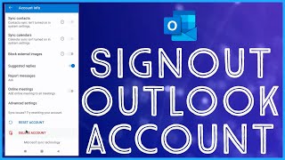 sign out outlook account | how to log out of outlook | outlook.com sign out