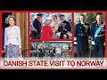 King frederik and queen mary official visit to norway  danish state visit to norway  day 1