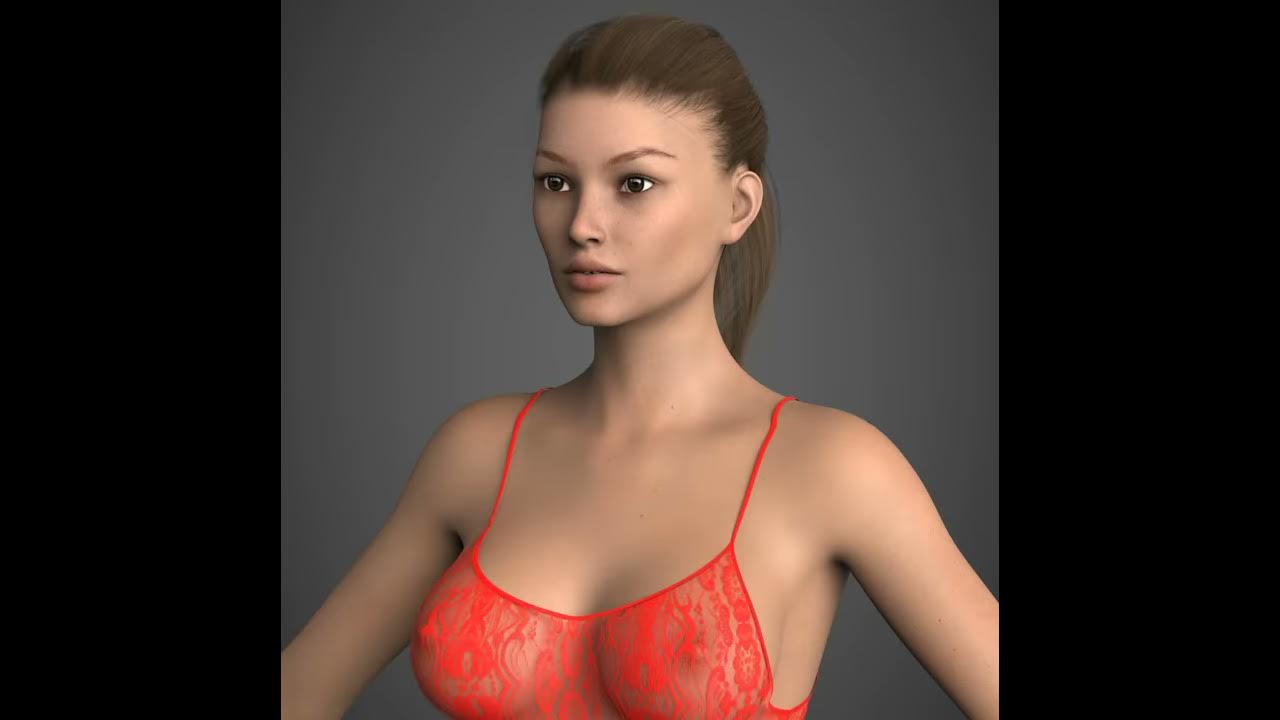 Реалистичные 3d модели девушек