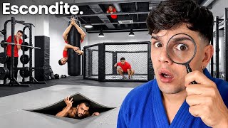 Escondite Extremo en un Gimnasio de MMA con Peleadores