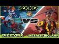 2XKO ▰ DizzyMX (Vi/Ekko) vs InterestingLamp (Yasuo/Darius) - High Level Gameplay