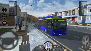 Bus Simulator 2023/SAN FRANCISCO Route Local Bus Drive with Passenger in early morning/ #Androidgame screenshot 4
