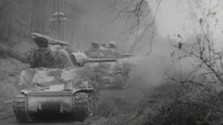 US Army Captures Frankfurt Drives Deeper into Germany March 1945 Footage