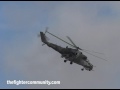 Mi24 attack helicopter display