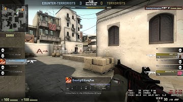 CSGO 1V5 CLUTCH DE DUST 2