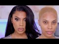 GRWM FLAWLESS GLOW UP( INVISIBLE WIG INSTALL) AND MAKEUP TUTORIAL