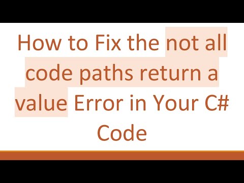 How to Fix