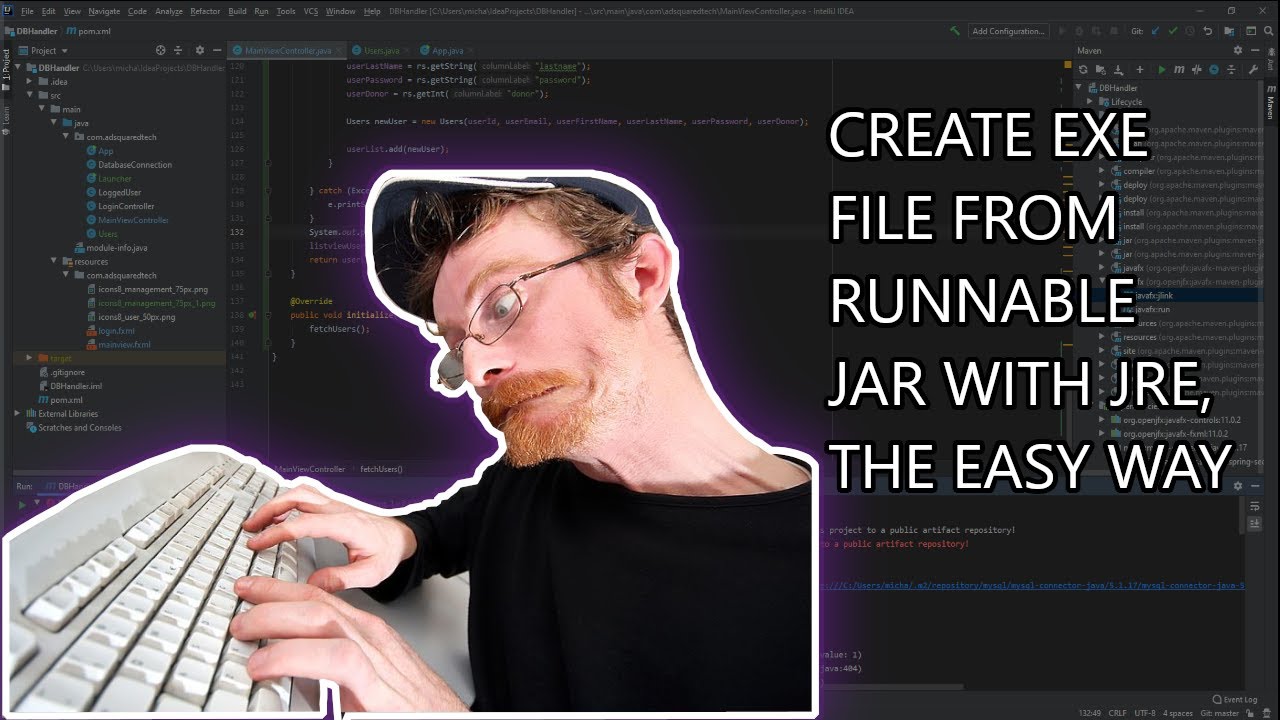 Jar To Exe File Bundled With Jre, The Easy Way! (Video #2)