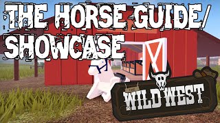 The Horse Guide/Showcase | Roblox Wild West