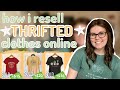 how to start a thrift & resale business | how I sell used clothing on Facebook Marketplace!