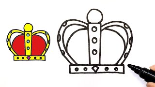 How to draw a crown | doodle #51