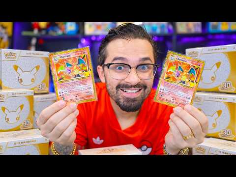 ABRI CAIXAS DOS 30 ANOS DE POKÉMON ATÉ TIRAR AS CARTAS MAIS RARAS!