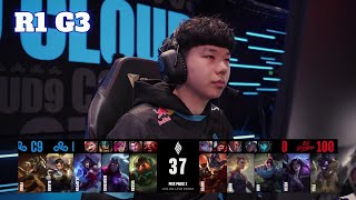 100 vs C9 - Game 3 | Round 1 S14 LCS Spring 2024 Playoffs | 100 Thieves vs Cloud 9 G3 full