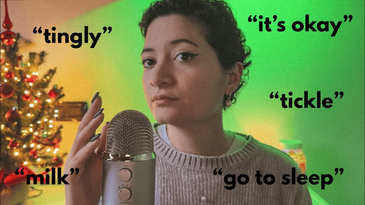 ASMR these trigger words + camera brushing will make you fall asleep so FAST