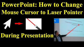 During PowerPoint Presentation: Change Mouse Cursor to Laser Pointer  #powerpoint