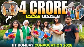 I Asked IIT Bombay Students: “What’s Your Placement Package at Convocation 2026?” 😳
