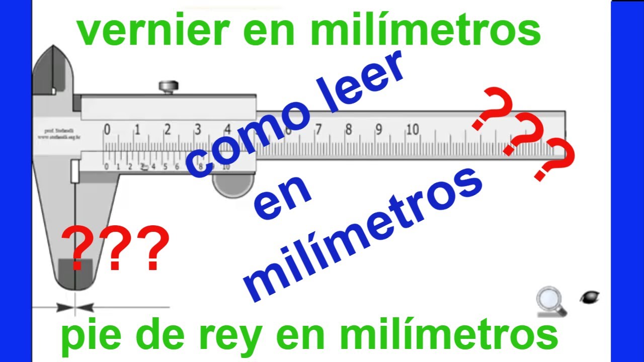 Calibrador pie de rey