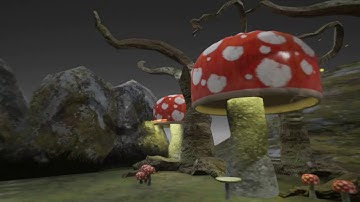 Fantasy Mushroom Forest