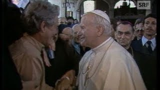 Papst Johannes Paul II. besucht die Schweiz (1984) | SRF Archiv